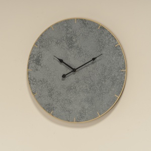 Часы настенные Newton D=50см, бетон