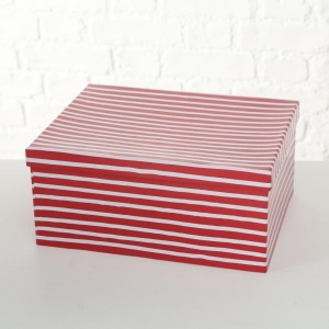 Коробка подарочная Lola  H= 14см, красный, экскл.дизайн