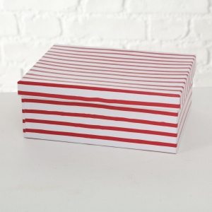 Коробка подарочная Lola  H= 9см, красный, экскл.дизайн